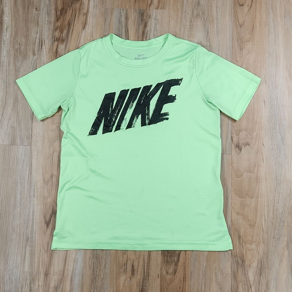 🧡Nike Neon Green Dri-Fit Athletic Shirt Youth Large